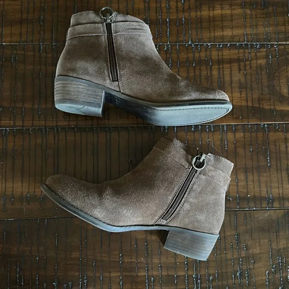 Skechers modern western bootie ankle boots brown 7.5